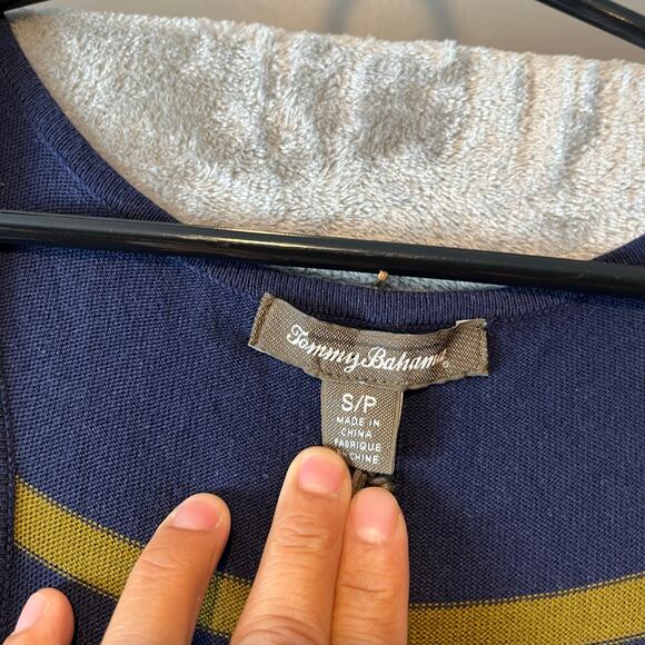 Tommy Bahama Striped Racerback Knit Maxi Dress Sz Small Nautical Resortwear New - Picture 7 of 7